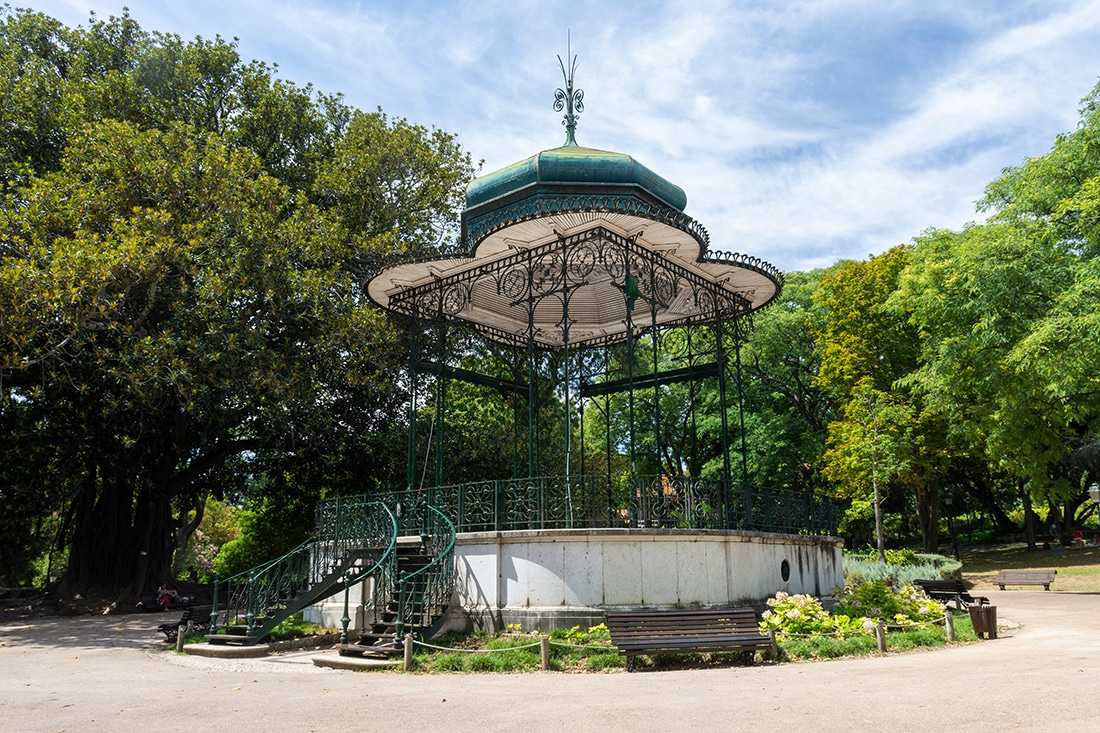 Park Jardim da Estrela in Lissabon
